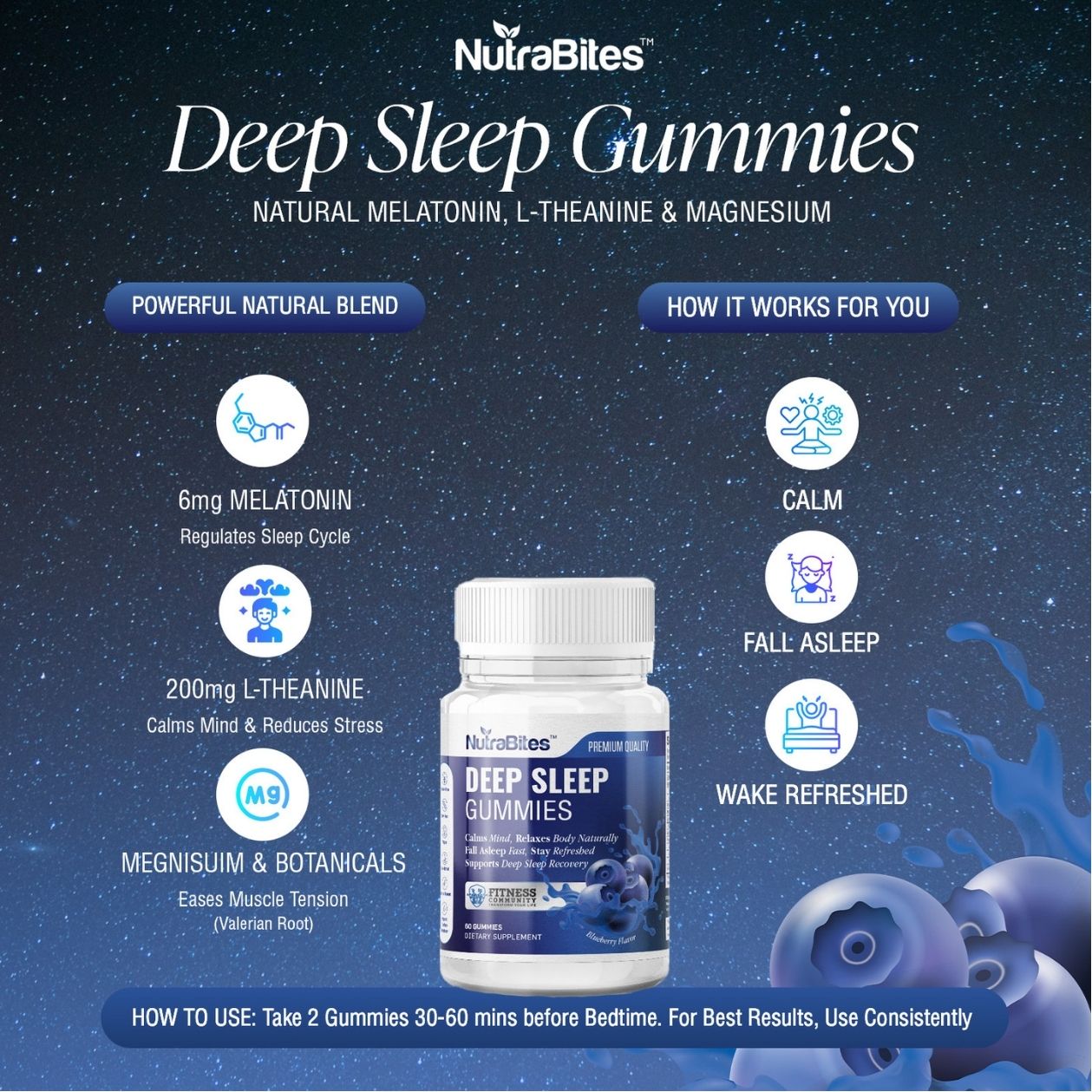 Melatonin Deep Sleep Gummies